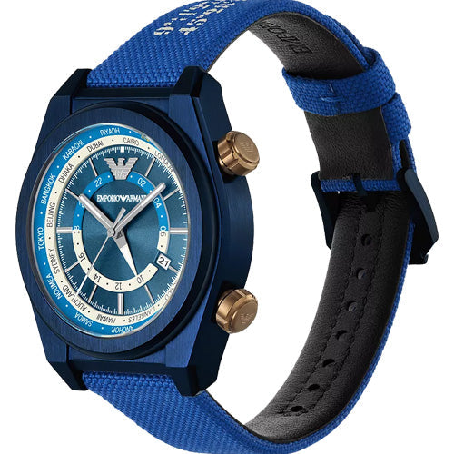 Emporio Armani Federica Blue Dial Men 43mm AR11564 - view 4