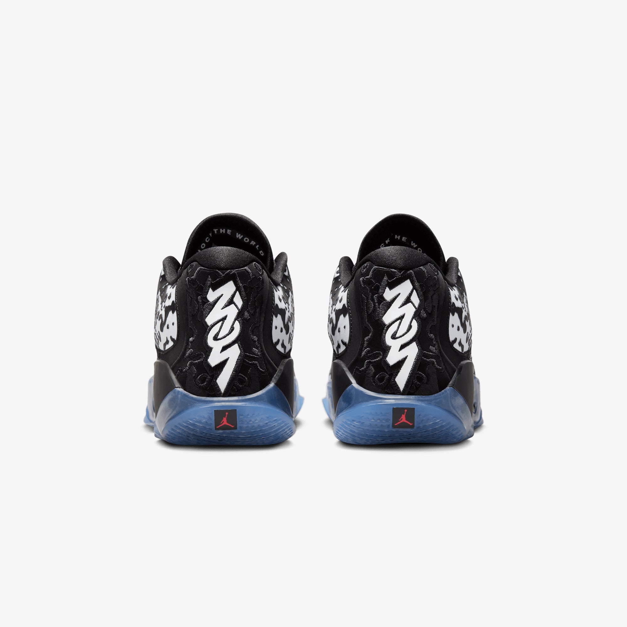 Jordan | ZION 3 PF { BLACK/WHITE-LASER ORANGE-CITRON PULSE - view 2