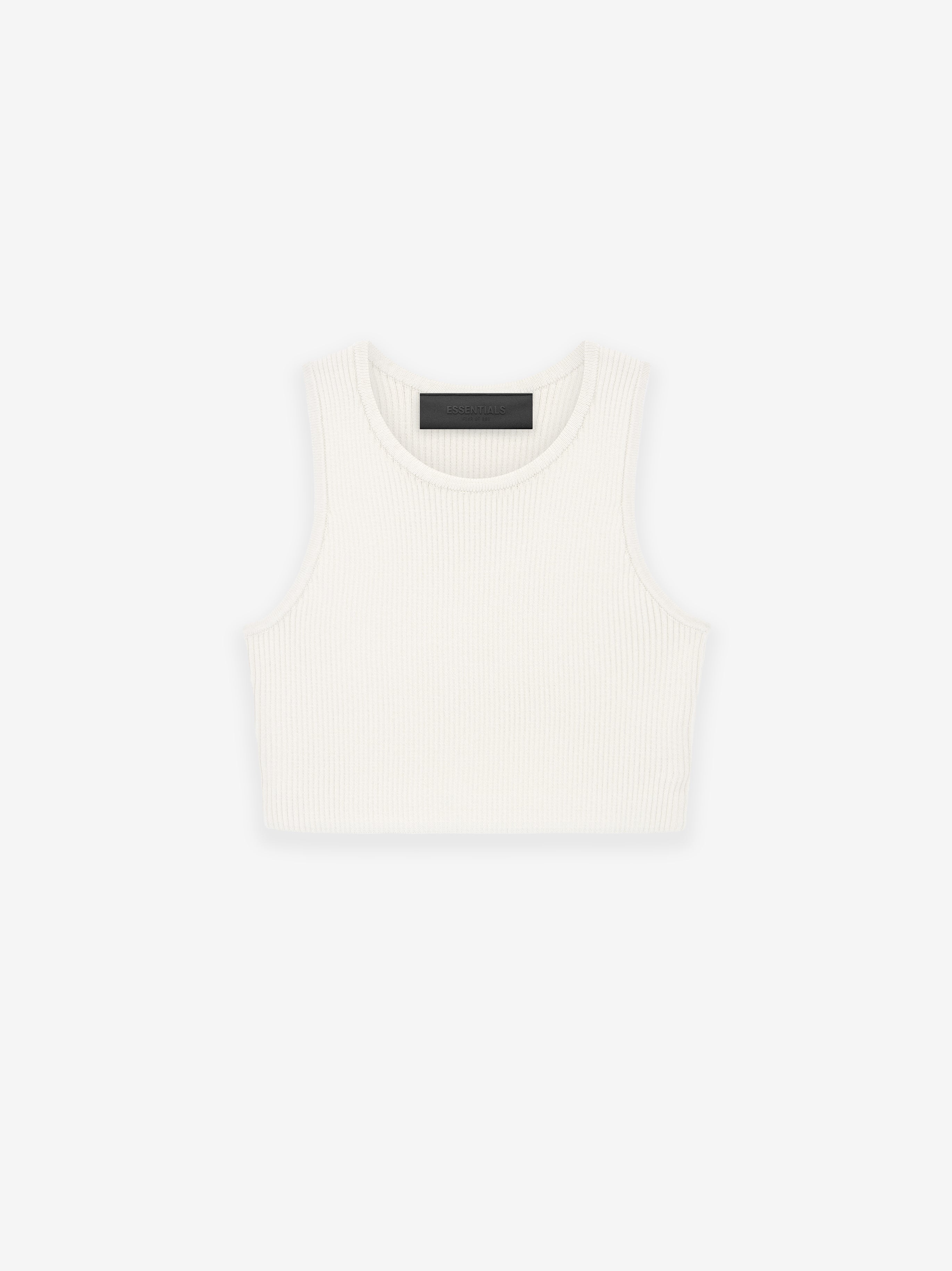 ESSENTIALS Womens Sport Tank – Cloud Dancer