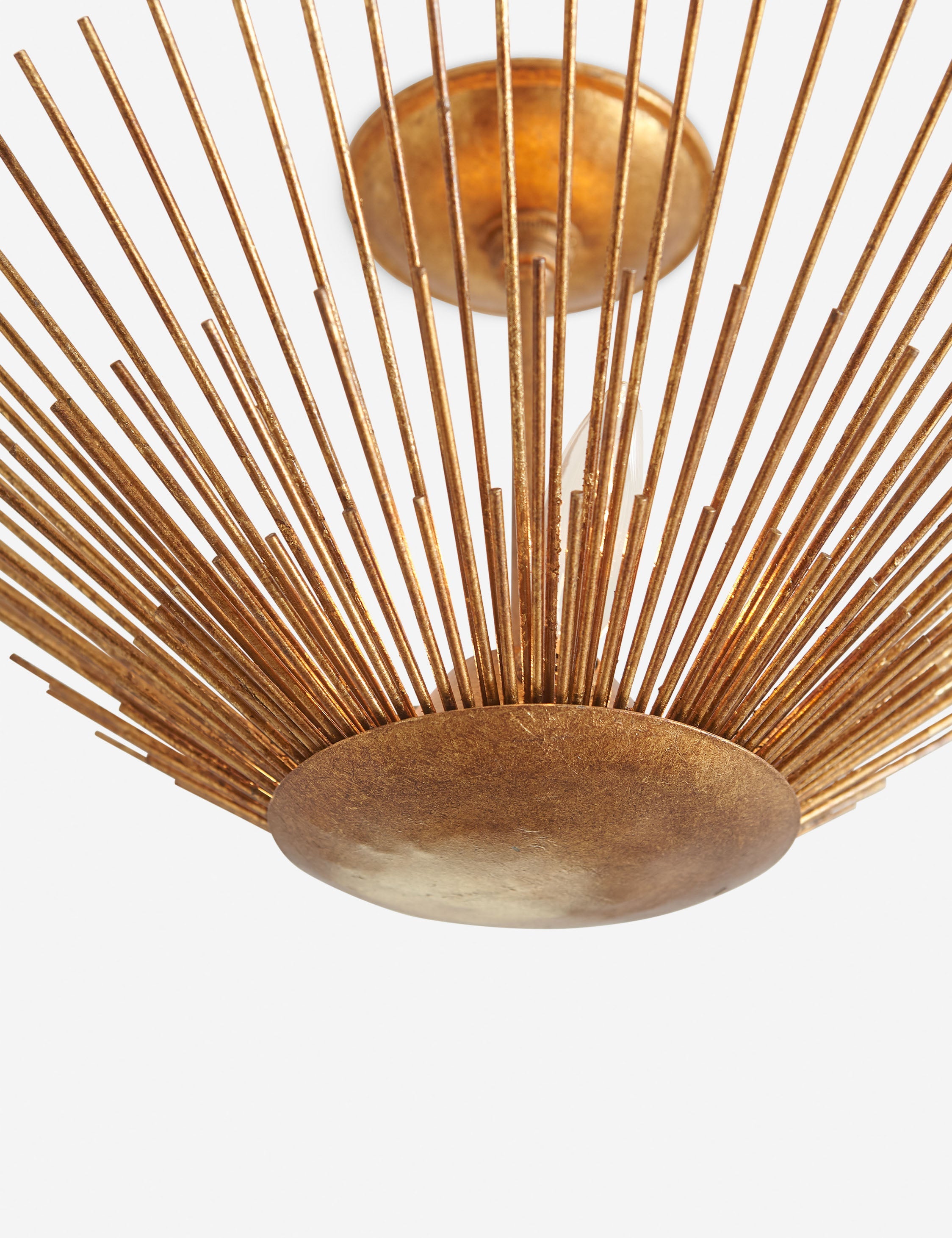 Lulu and Georgia Maire Semi-Flush Mount – Antique Brass - view 4