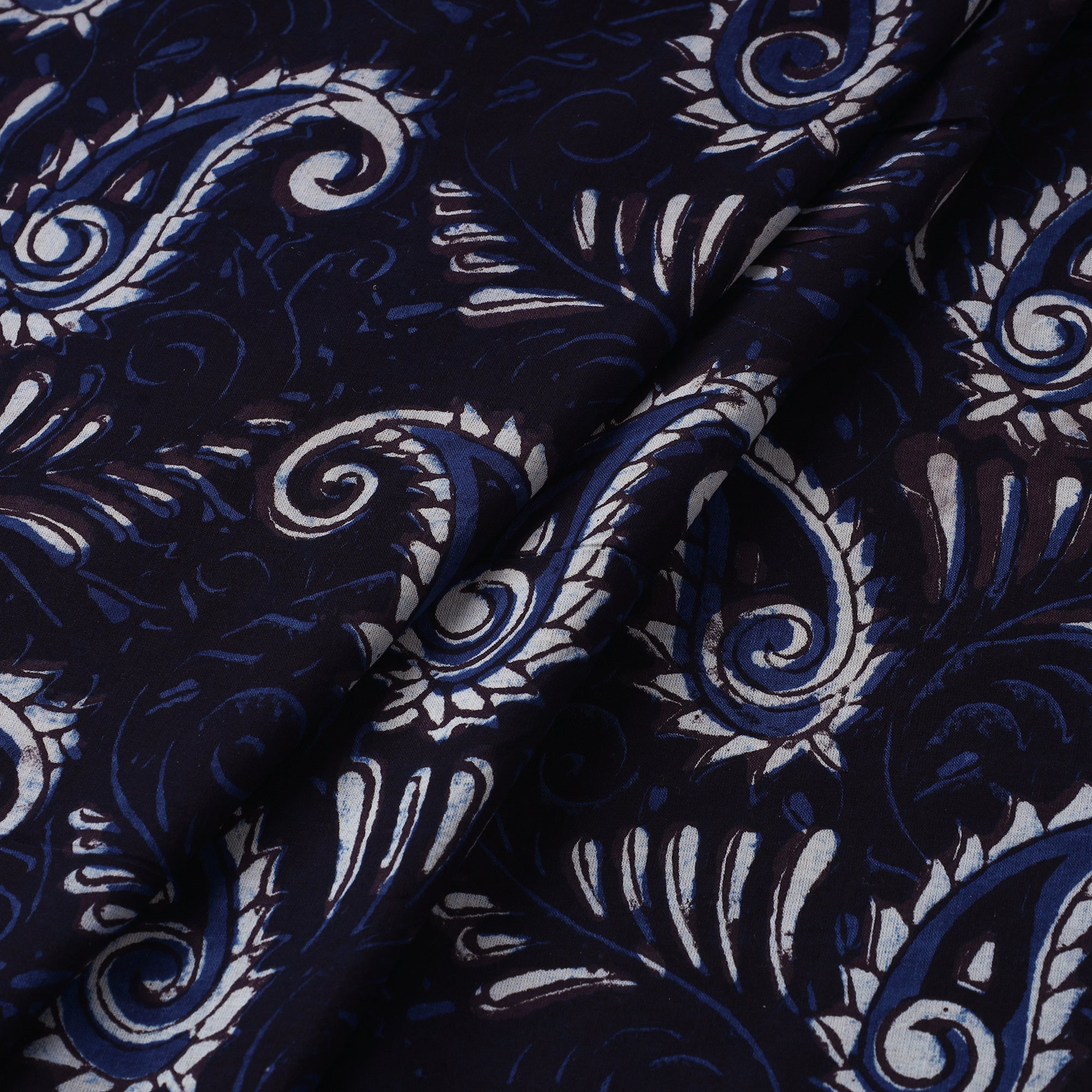 HAVELI CHRONICLES Black - Jahota Block Printed Cotton Fabric 11 - view 2