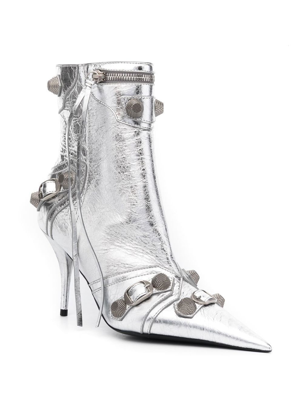 Balenciaga Cagole leather ankle boots - view 2