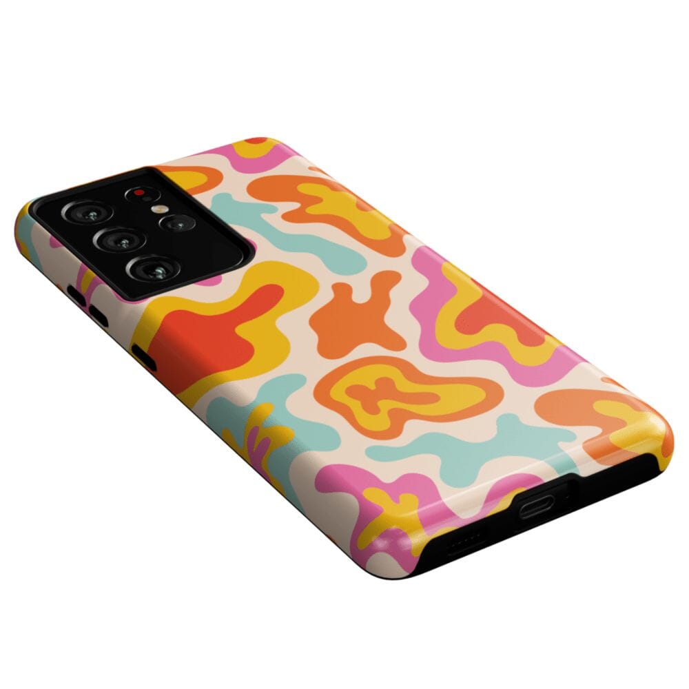 Casetry Tropical Color Splash | Abstract Retro Samsung Case - view 32
