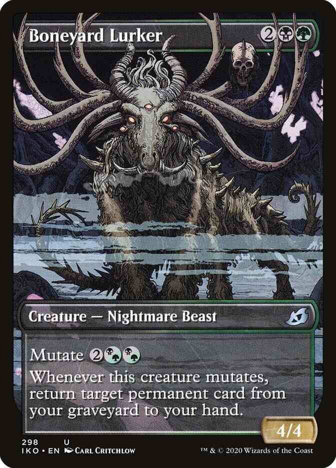 Boneyard lurker 298 – Magic Boneyard Lurker [298] [Alternate Art] [Ikoria: Lair of Behemoths] [Non-Foil]