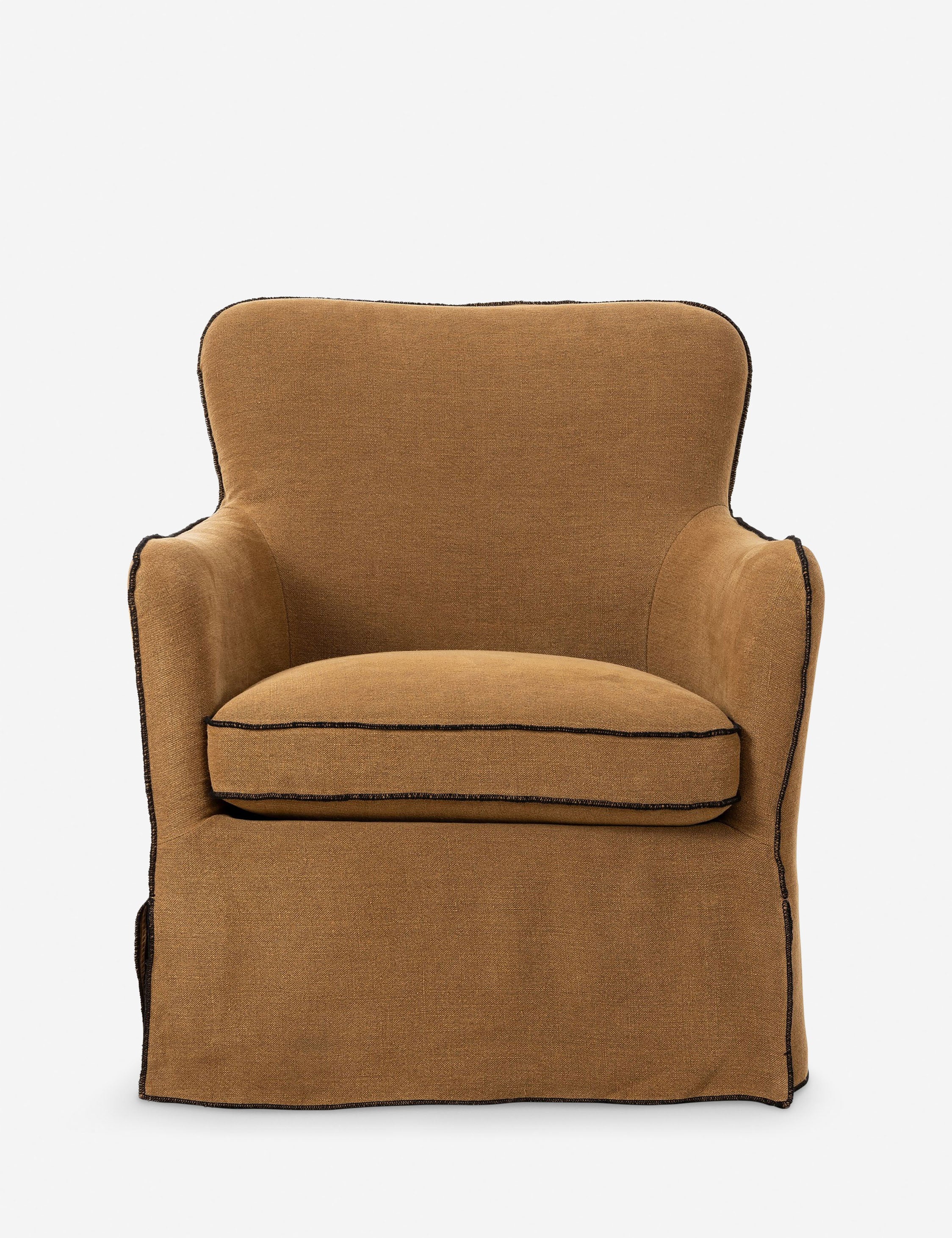 Lulu and Georgia Toni Slipcover Swivel Chair