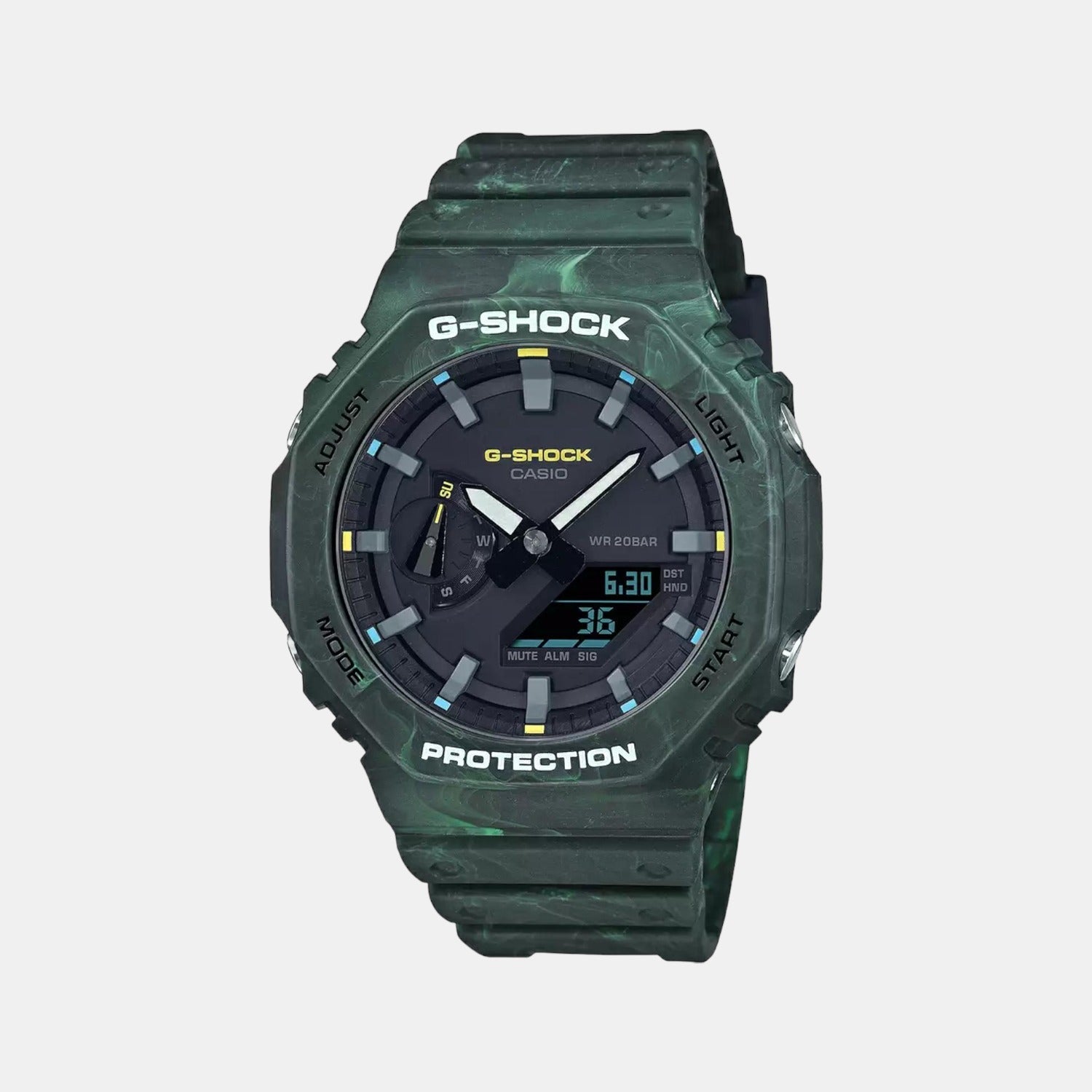 Casio G-Shock Men Quartz Black Dial Analog-Digital Resin Watch G1193