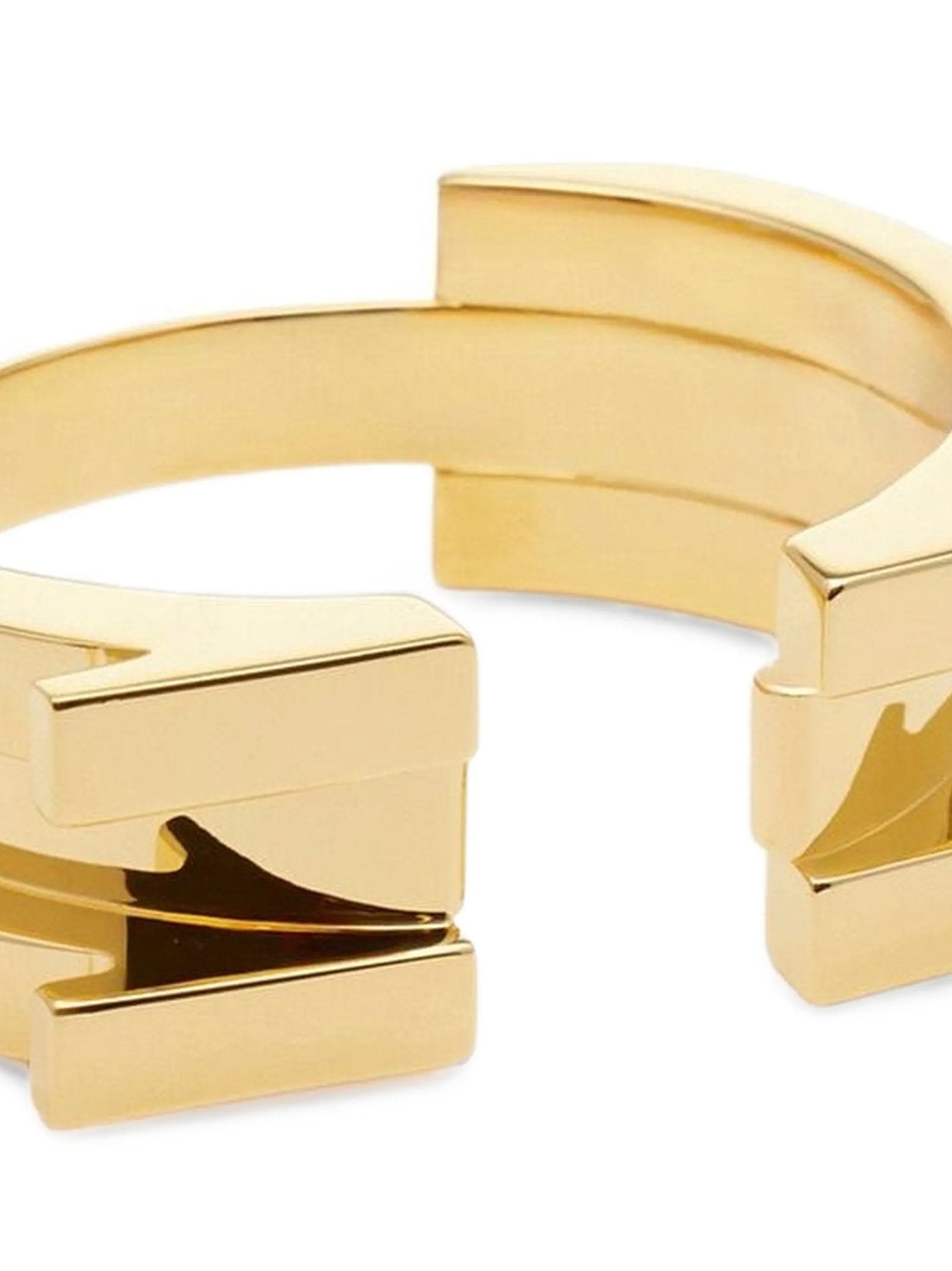 Elisabetta Franchi Logo Bangle – 100% brass - view 2