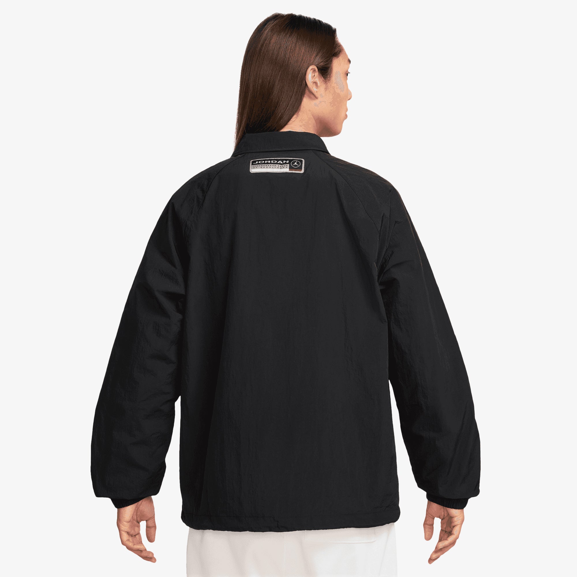 Jordan | Essentials Coaches Jacket { Black/sail - view 2
