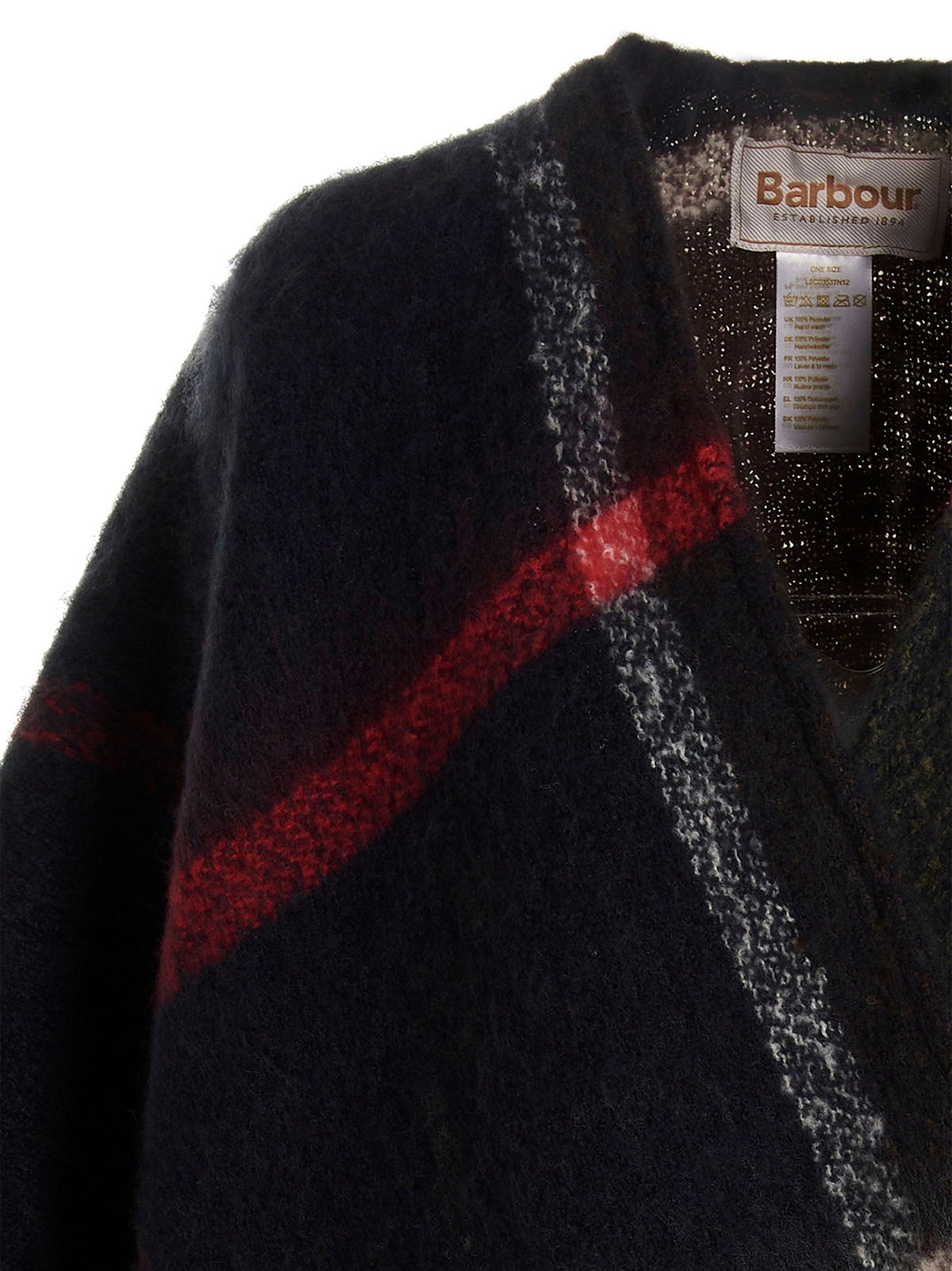 Barbour Isla Boucle Serape Cape – 100% polyester - view 3