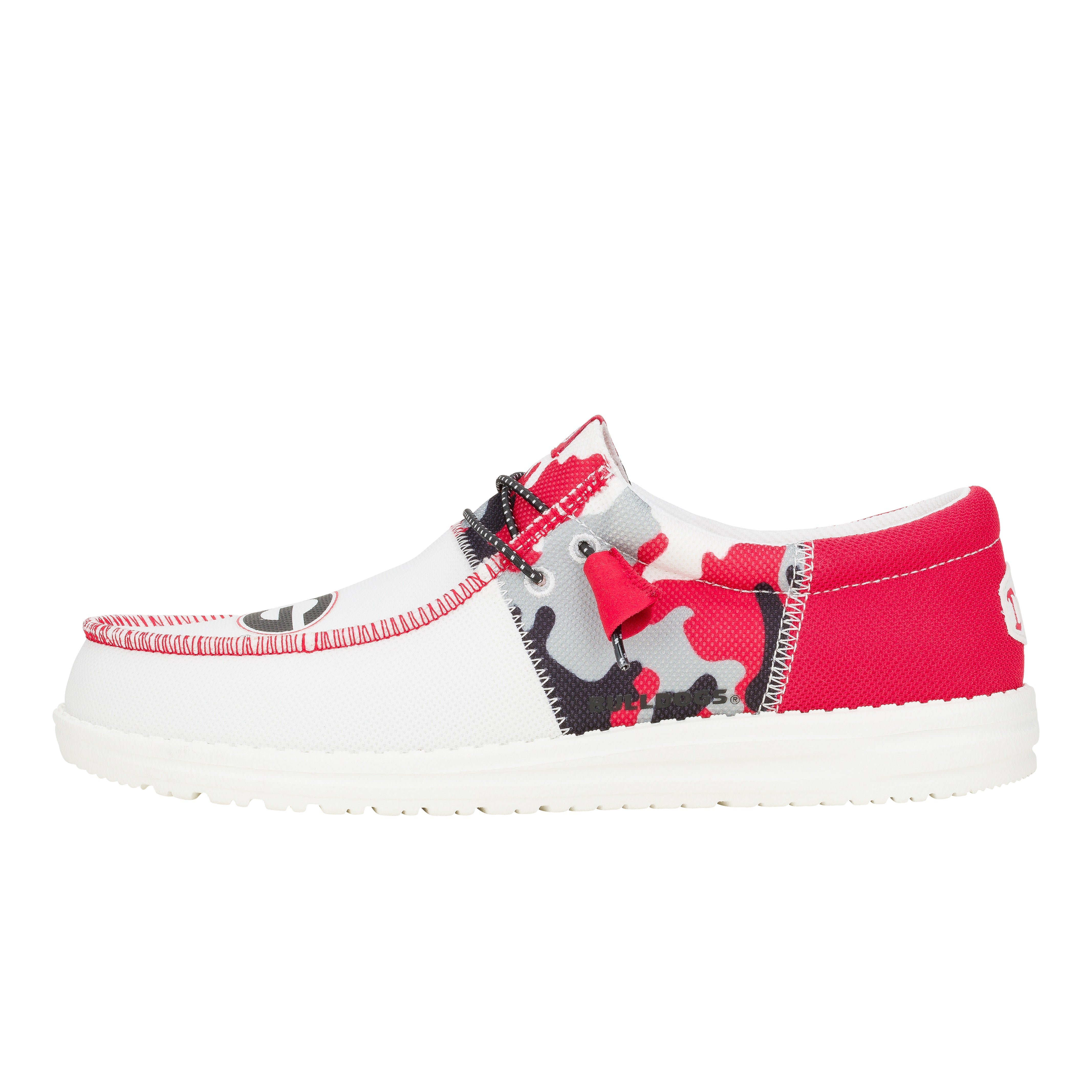 HEYDUDE shoes Men's Wally Tri Georgia - Georgia Varsity Red/Black