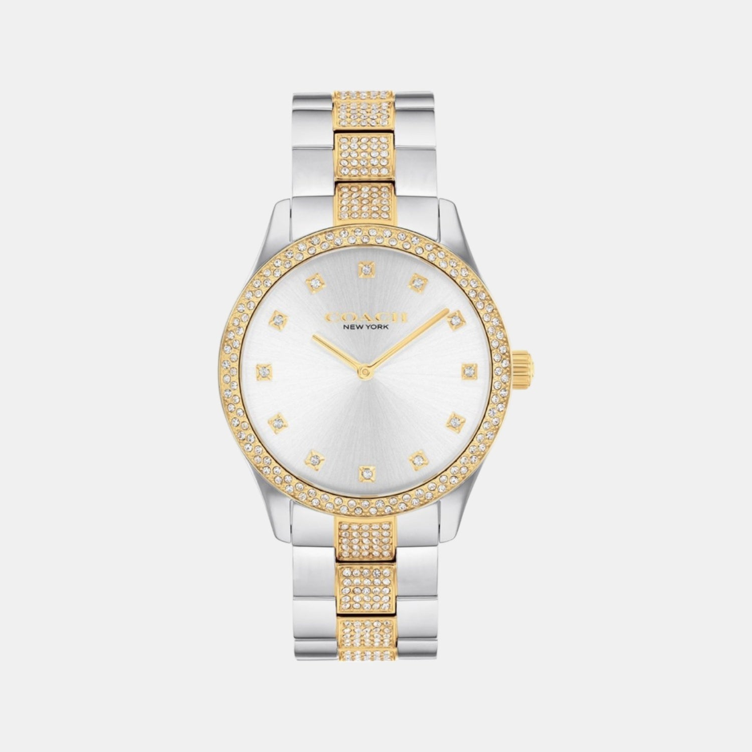 Coach Brooks Unisex Quartz Silver Dial Analog Stainless Steel Watch 14400034