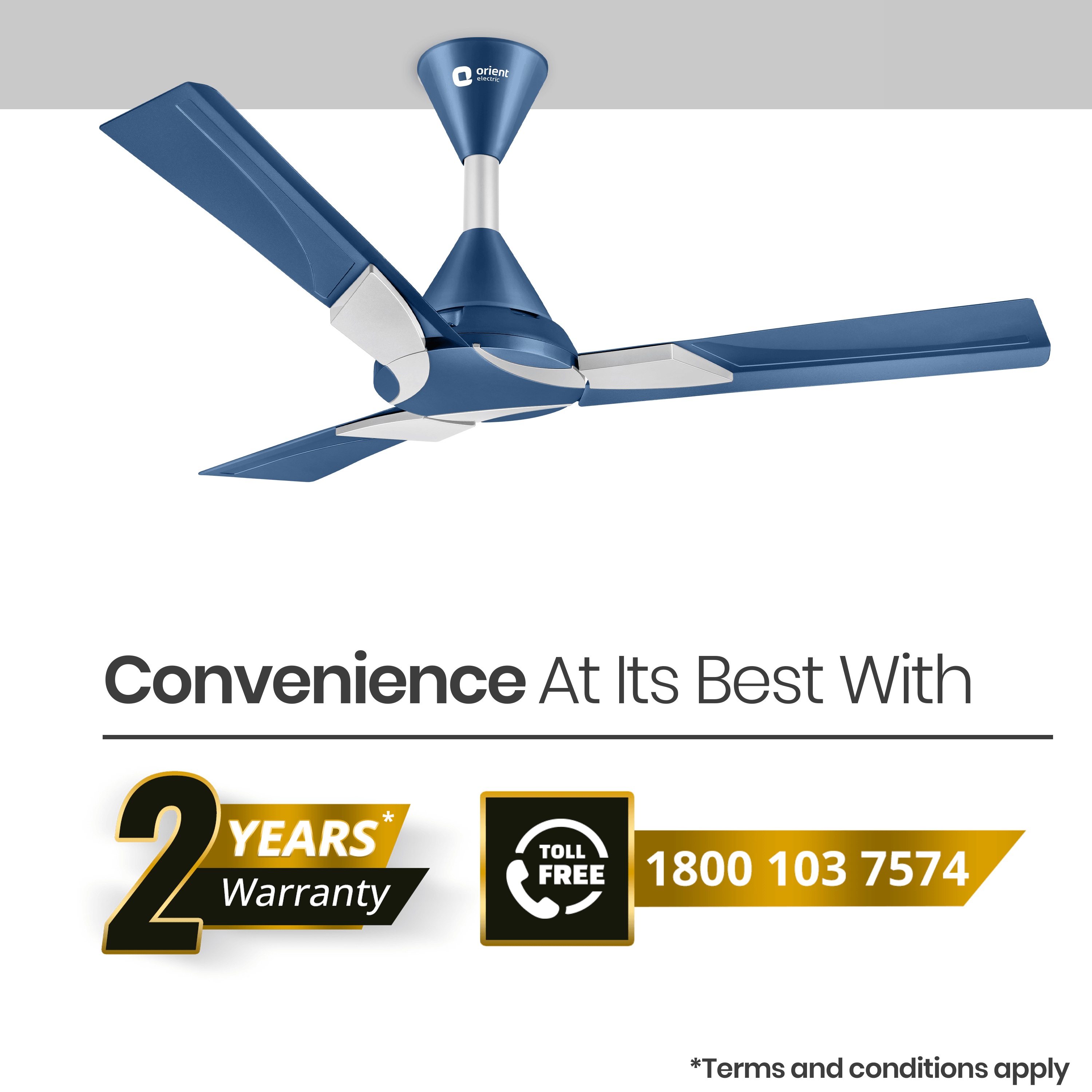 orientelectric Wendy with Remote BEE Star Rated Ceiling Fan - view 6