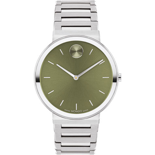Movado Bold Horizon Green Dial Men 40MM