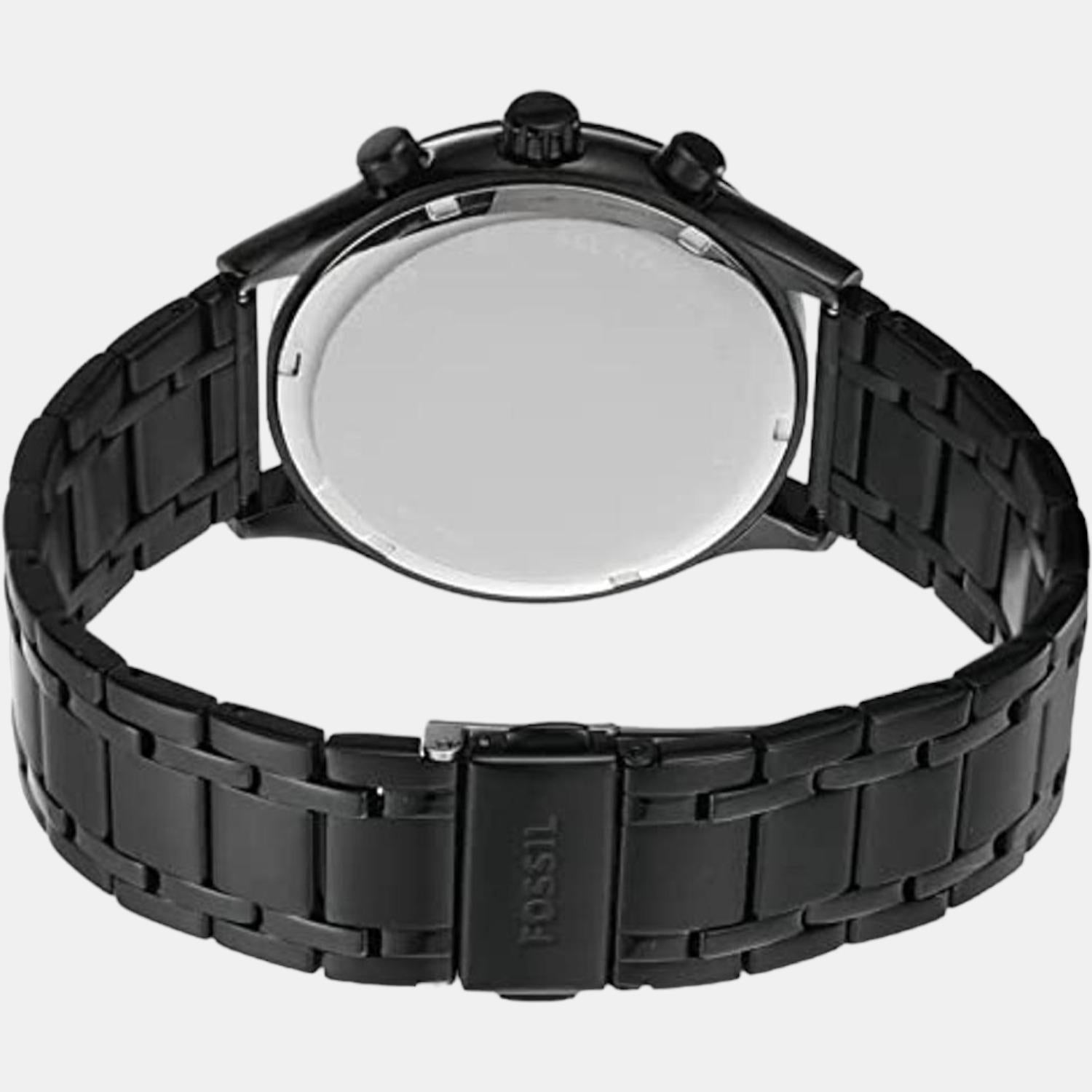 Fossil Fenmore Men Quartz Black Dial Chronograph Stainless Steel Watch BQ2365 - view 3