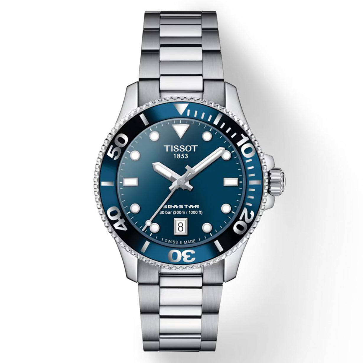Tissot T-Sport Blue Dial Women 36mm - view 5