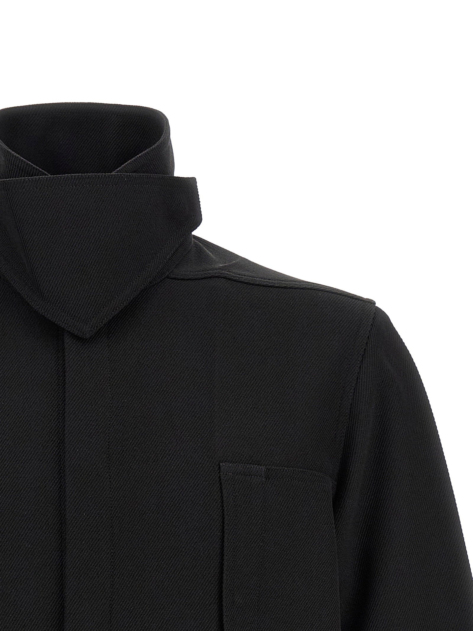 Rick Owens Outershirt Jacket – 100% cotton - view 3