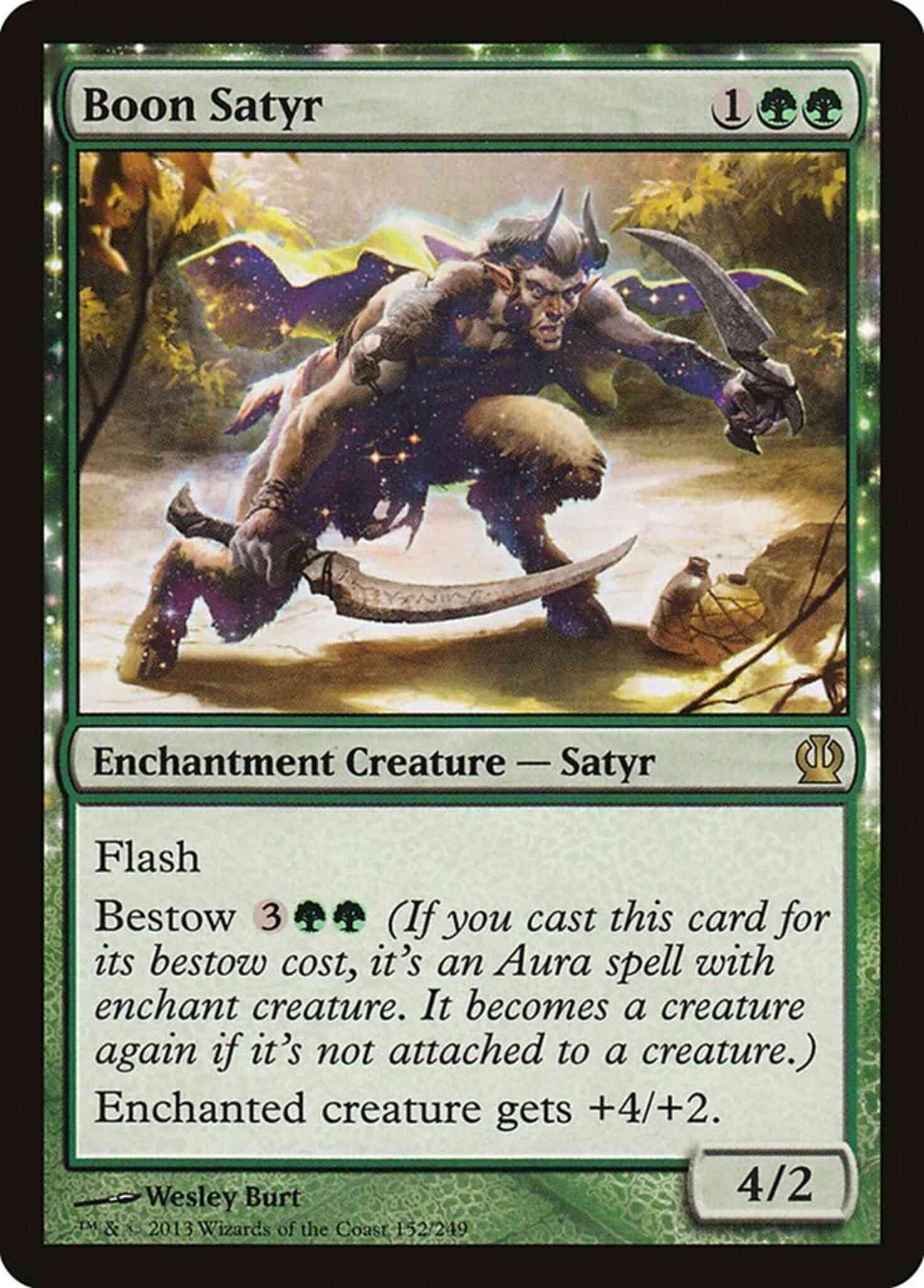 Boon satyr 152 – Magic Boon Satyr [152] [Theros] [Non-Foil]