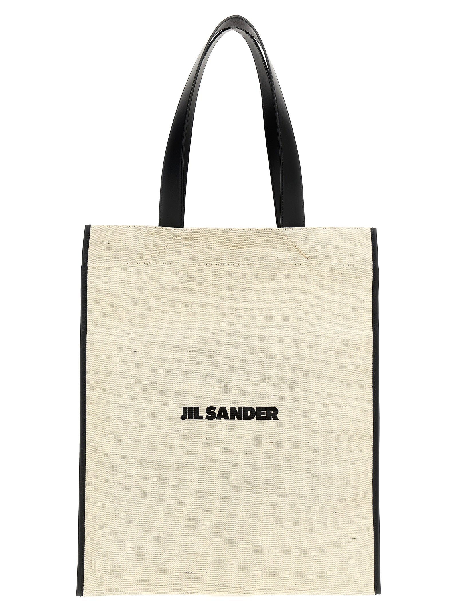 Jil Sander Medium Flat Shopping Bag – 61% jute 39% cotton