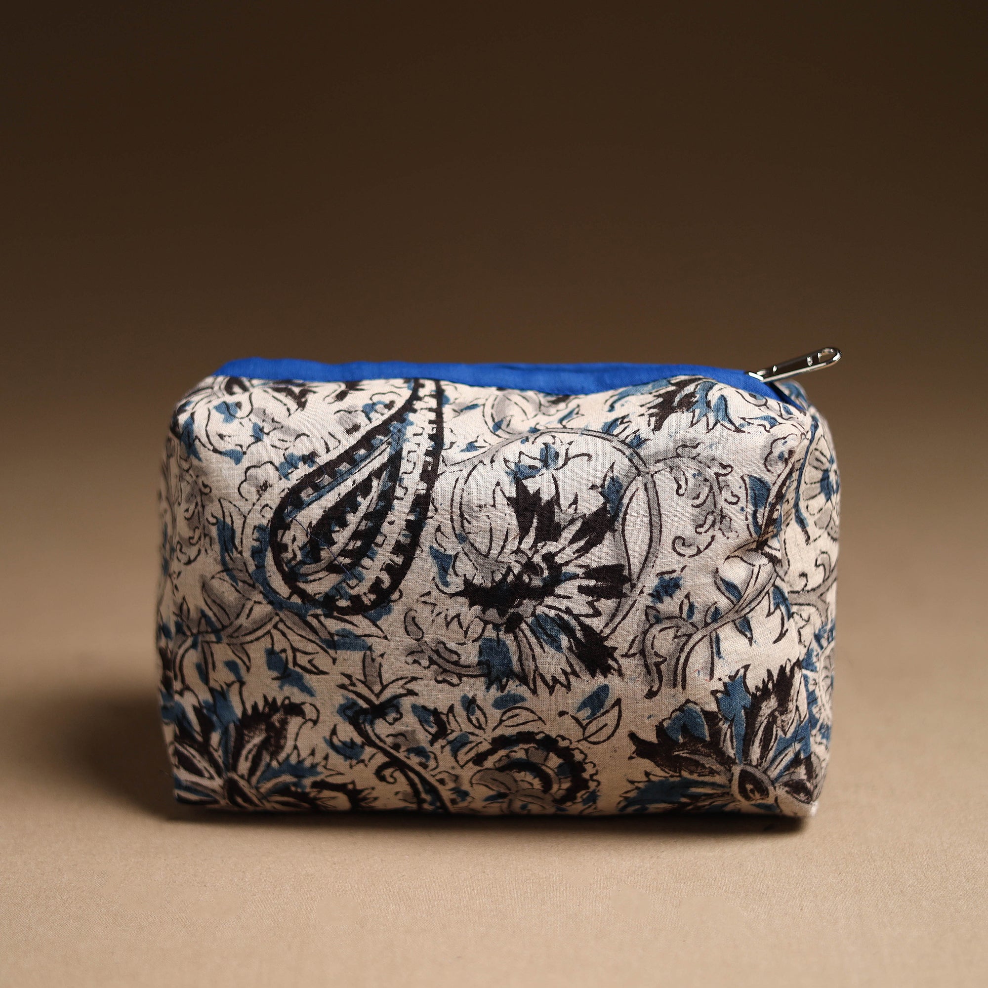 NOORI BAZAR Beige - Handmade Cotton Toiletry Pouch 16
