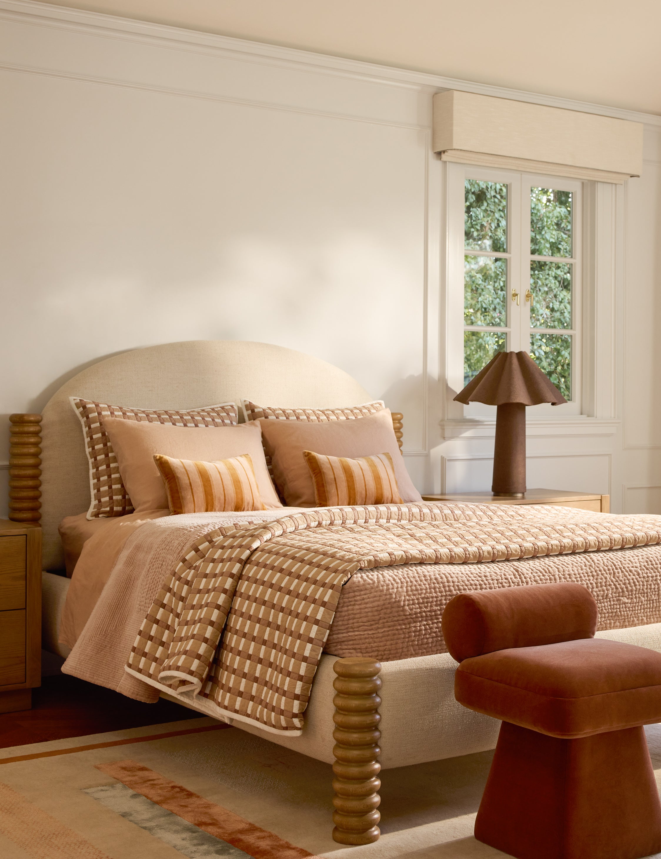 Lulu and Georgia Ogilvy Cotton Quilt – Blush - view 2