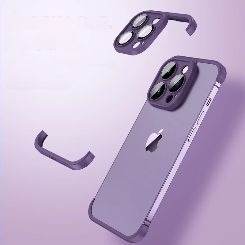 Apple iPhone 14 Series Shockproof Bumper Silicone Edge Protector - view 2