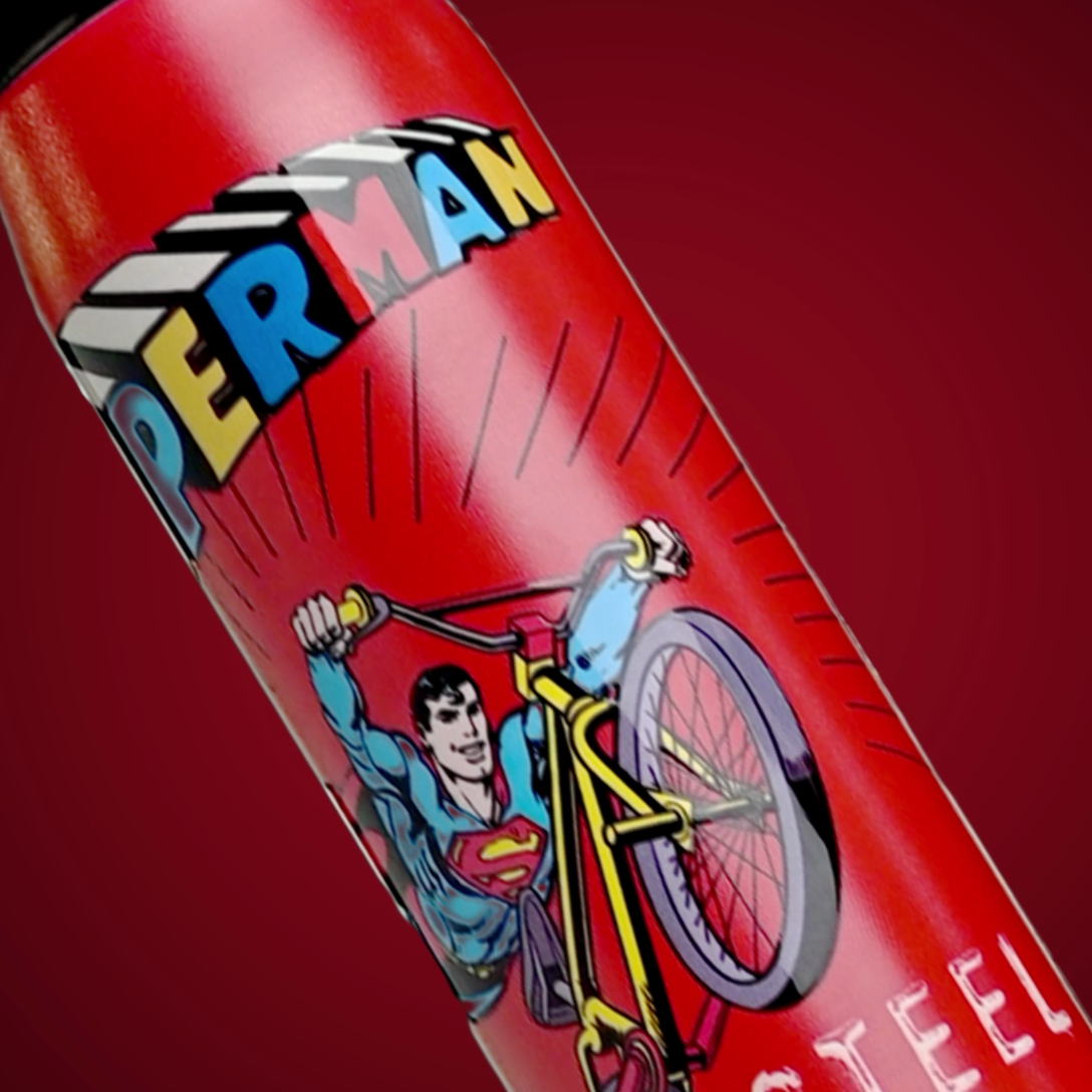 Superman 3D Design Handy Stainless Steel Bottle (Milton) - view 3