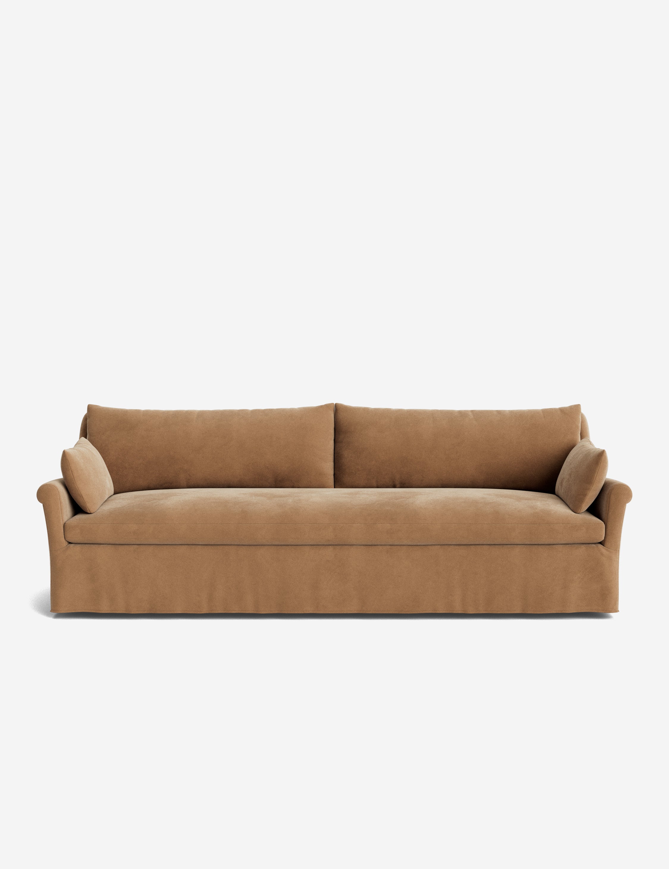 Lulu and Georgia Portola Rolled Arm Slipcover Sofa - view 27