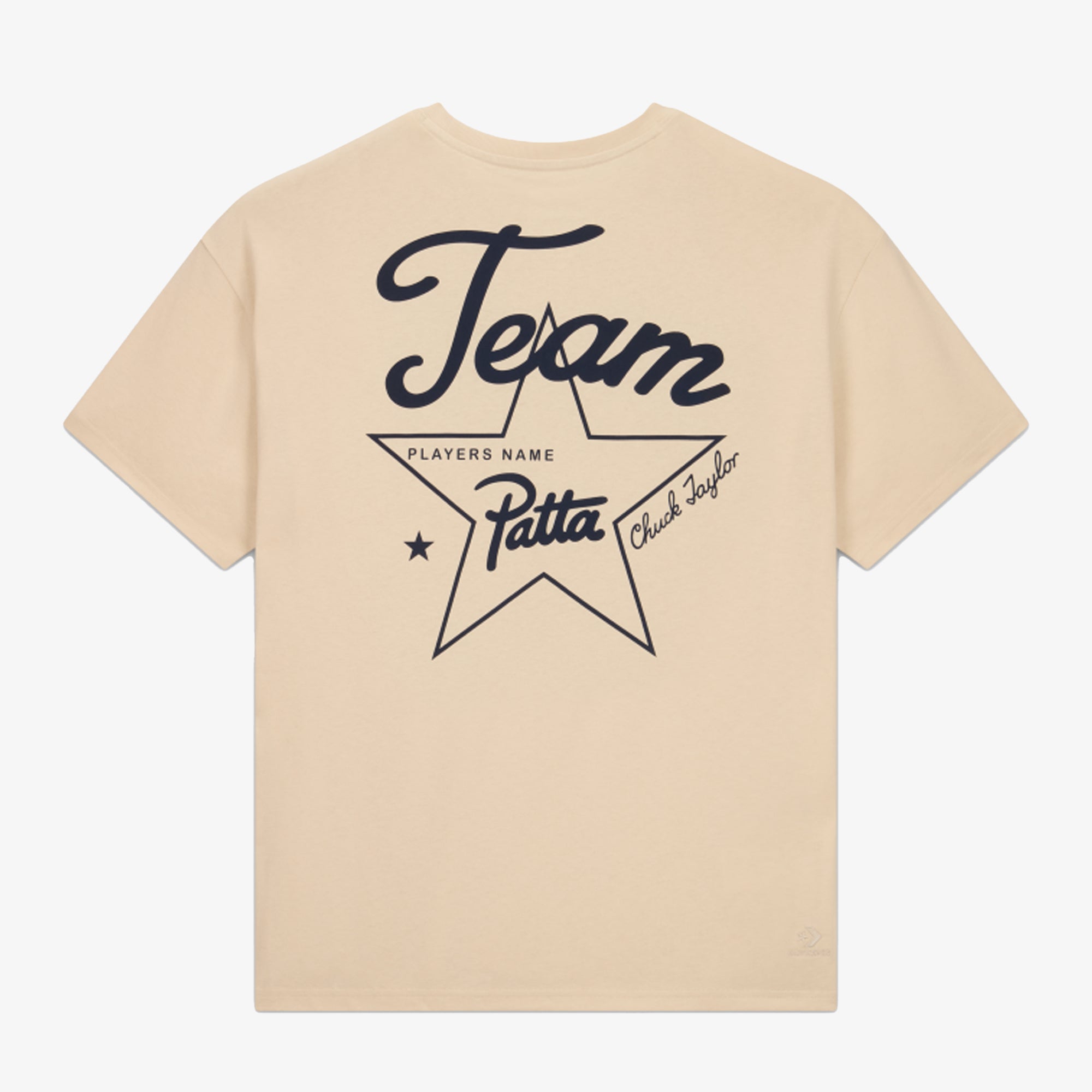 Converse | X PATTA ANNIVERSARY TEE NATURAL IVORY { CREAM - view 2