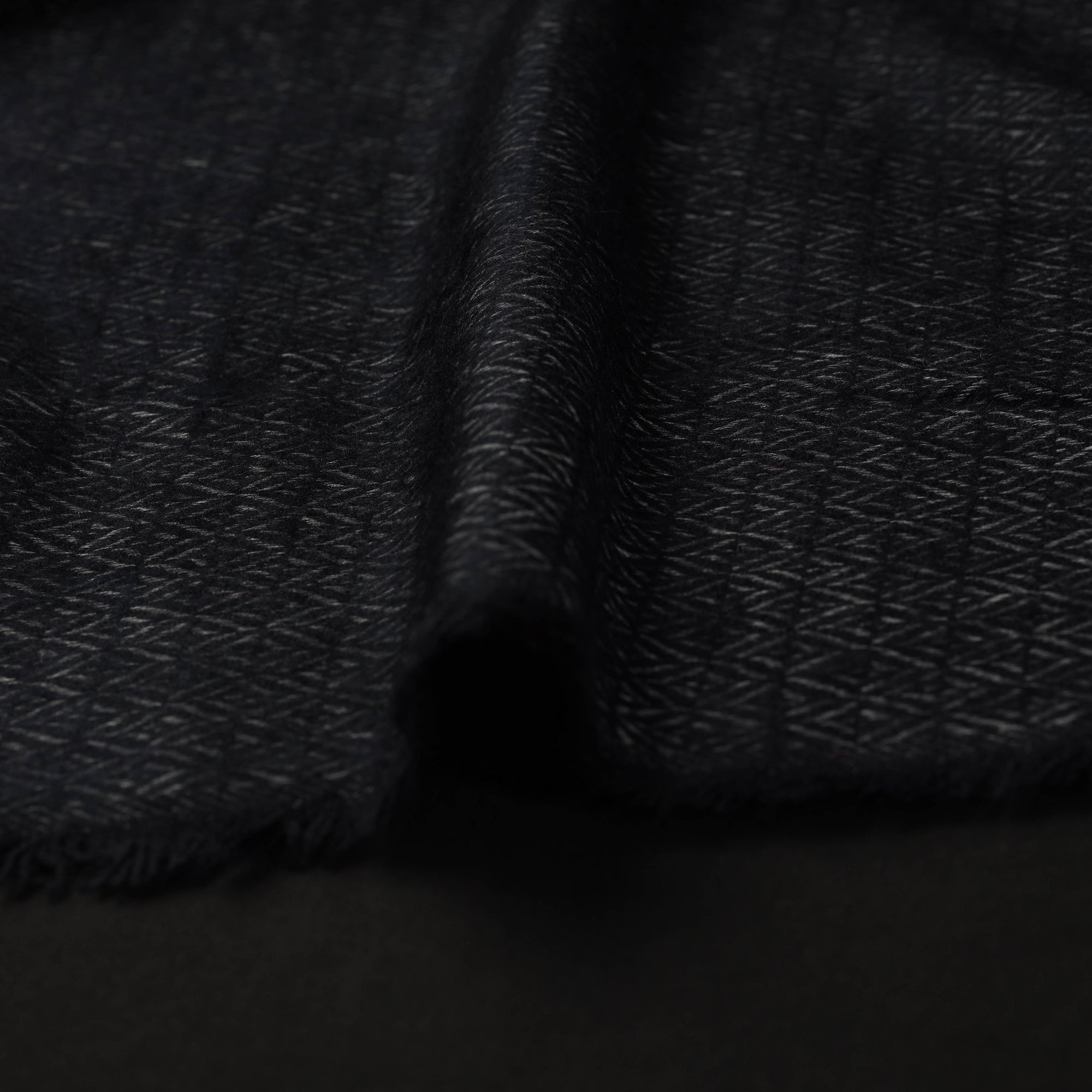 ITOKRI CRAFTS INITIATIVE Black - Acrylic Fine Wool Fabric 33 - view 4