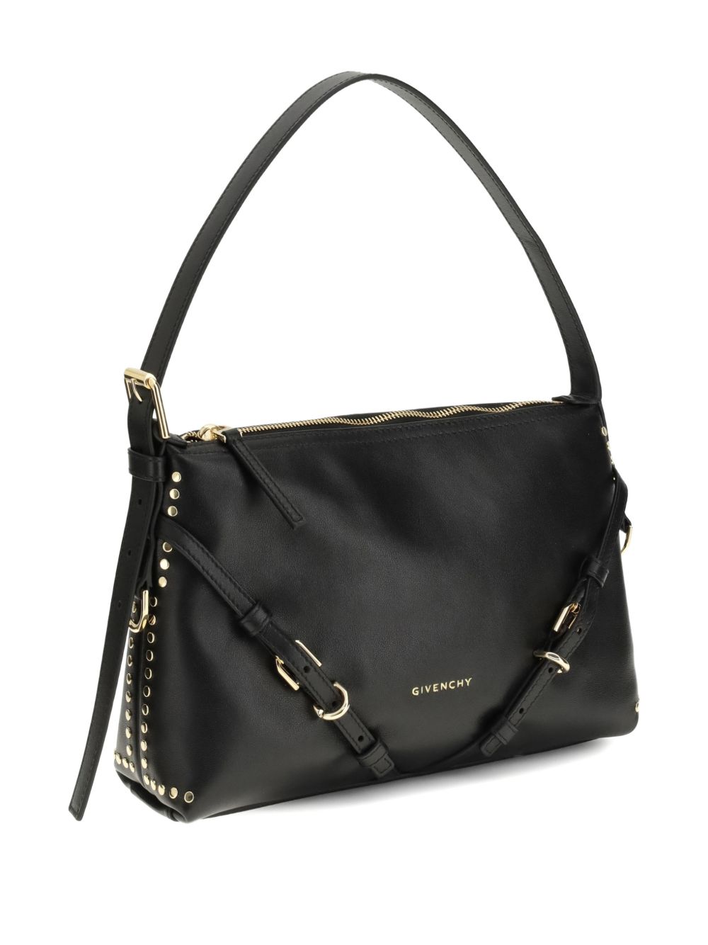 Givenchy Mini Voyou Bag In Leather With Studs - view 2