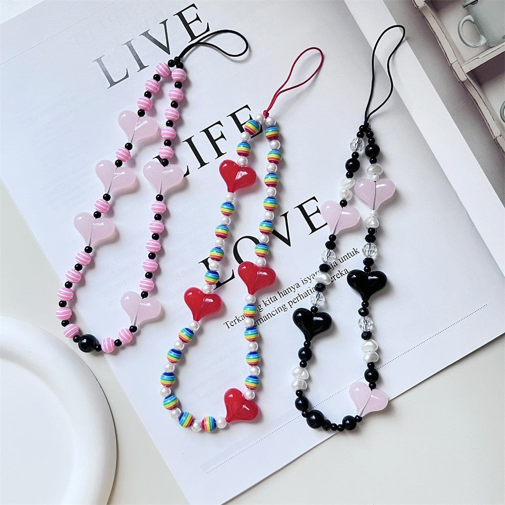 Peeperly Vibrant Heart Phone Charm