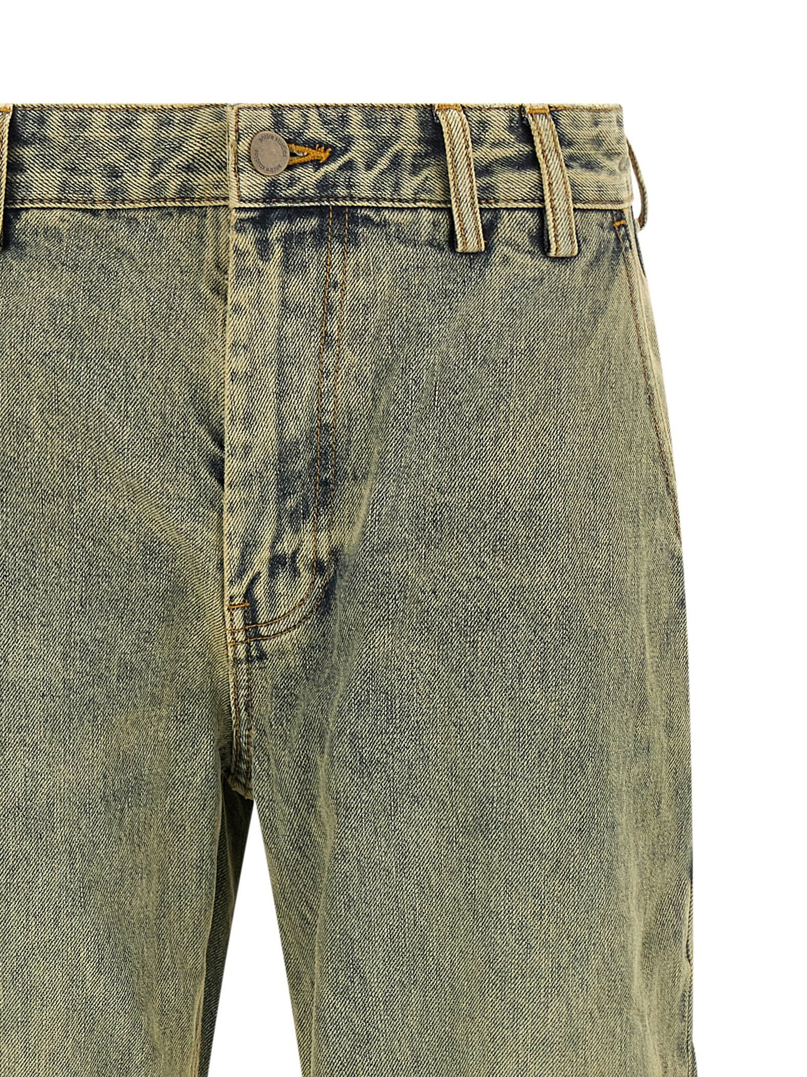 Entire Studios Cuff Surface Wave Jeans – 100% cotton - view 3