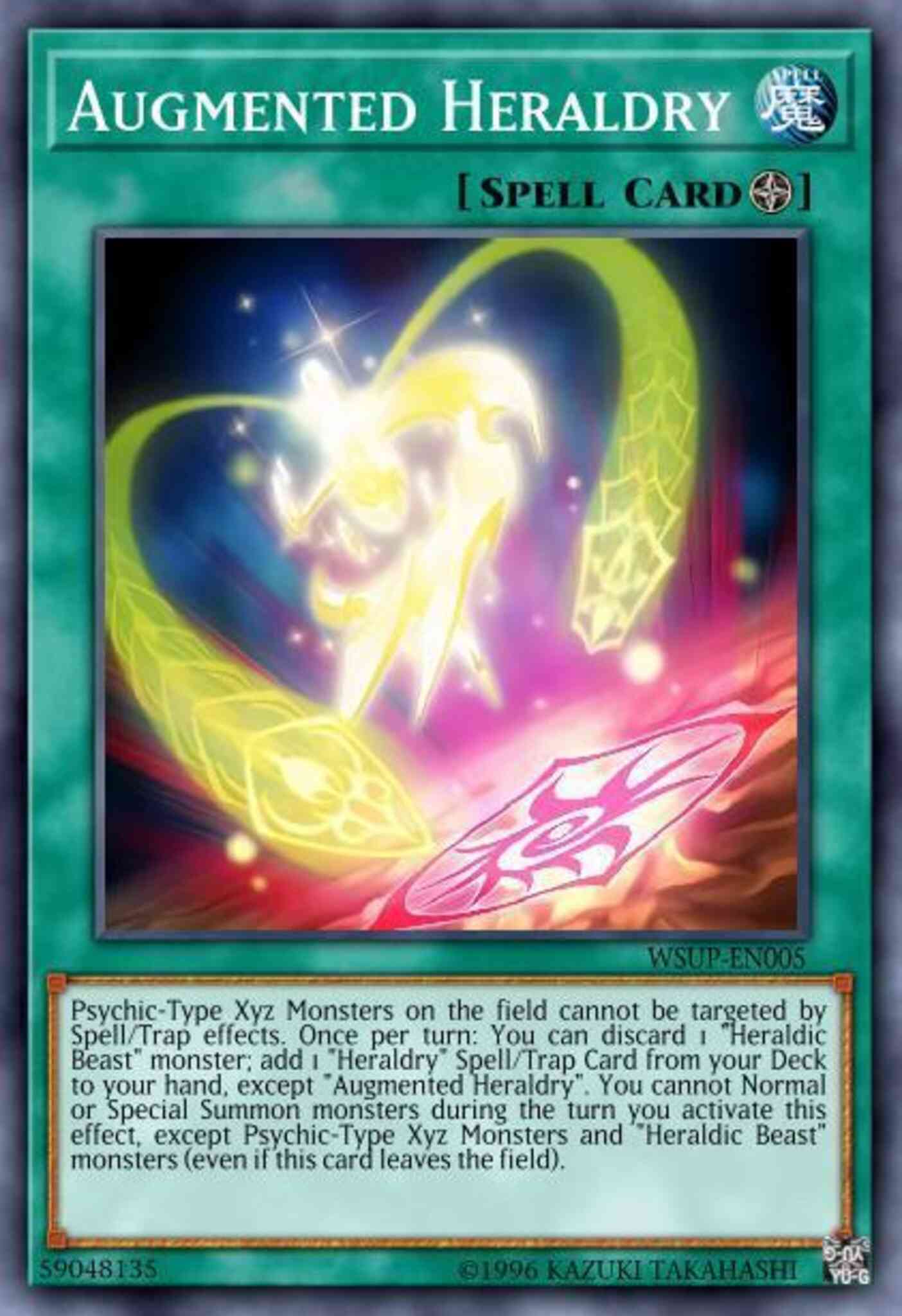 Yu-Gi-Oh! Augmented Heraldry - WSUP-EN005 - Super Rare - 1st Edition
