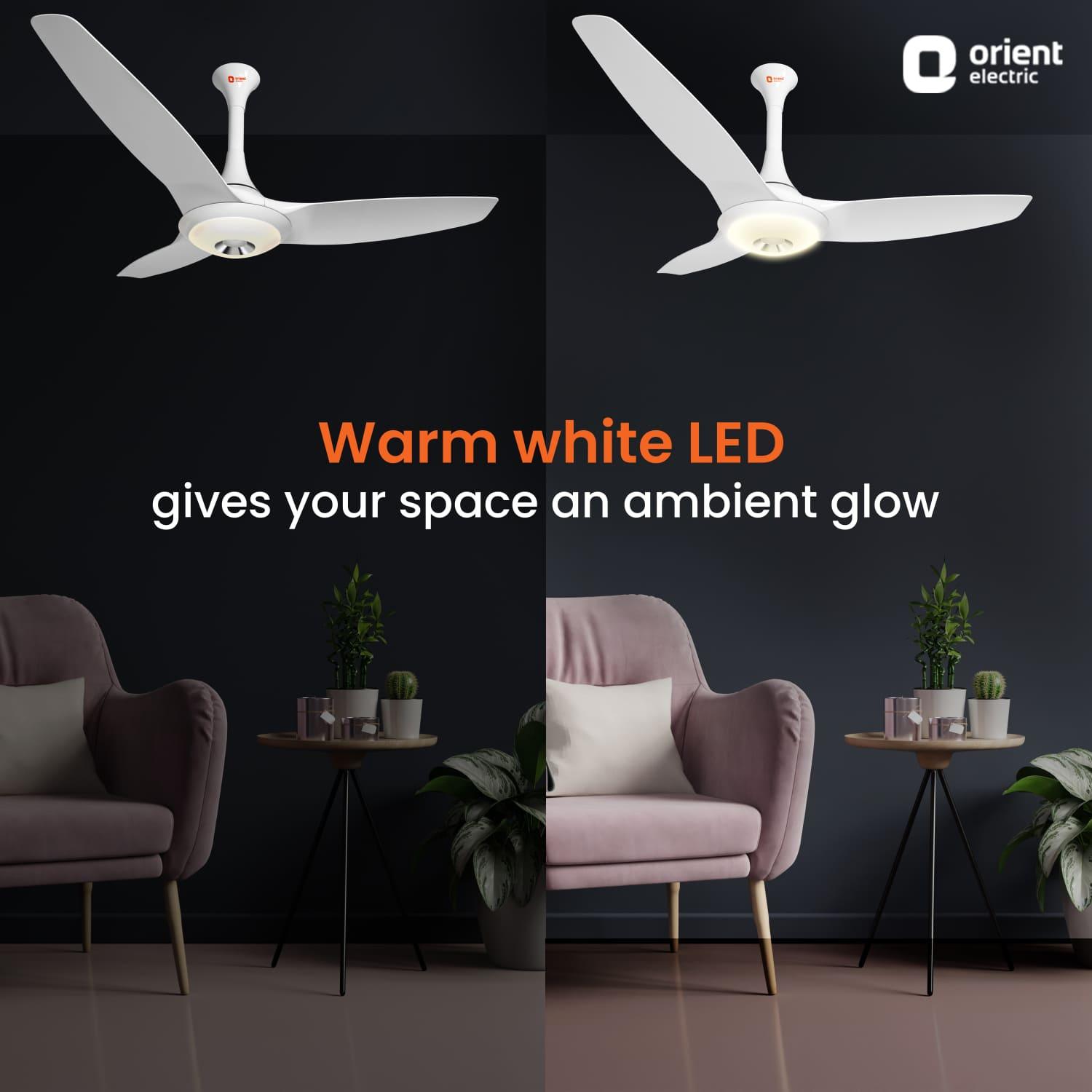 Orient Electric 1200MM Aerolite Premium Remote Controlled Ceiling Fan with Light - view 2