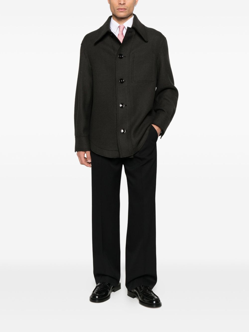 Ami Paris Wool shirt jacket – Virgin Wool 100% - view 3