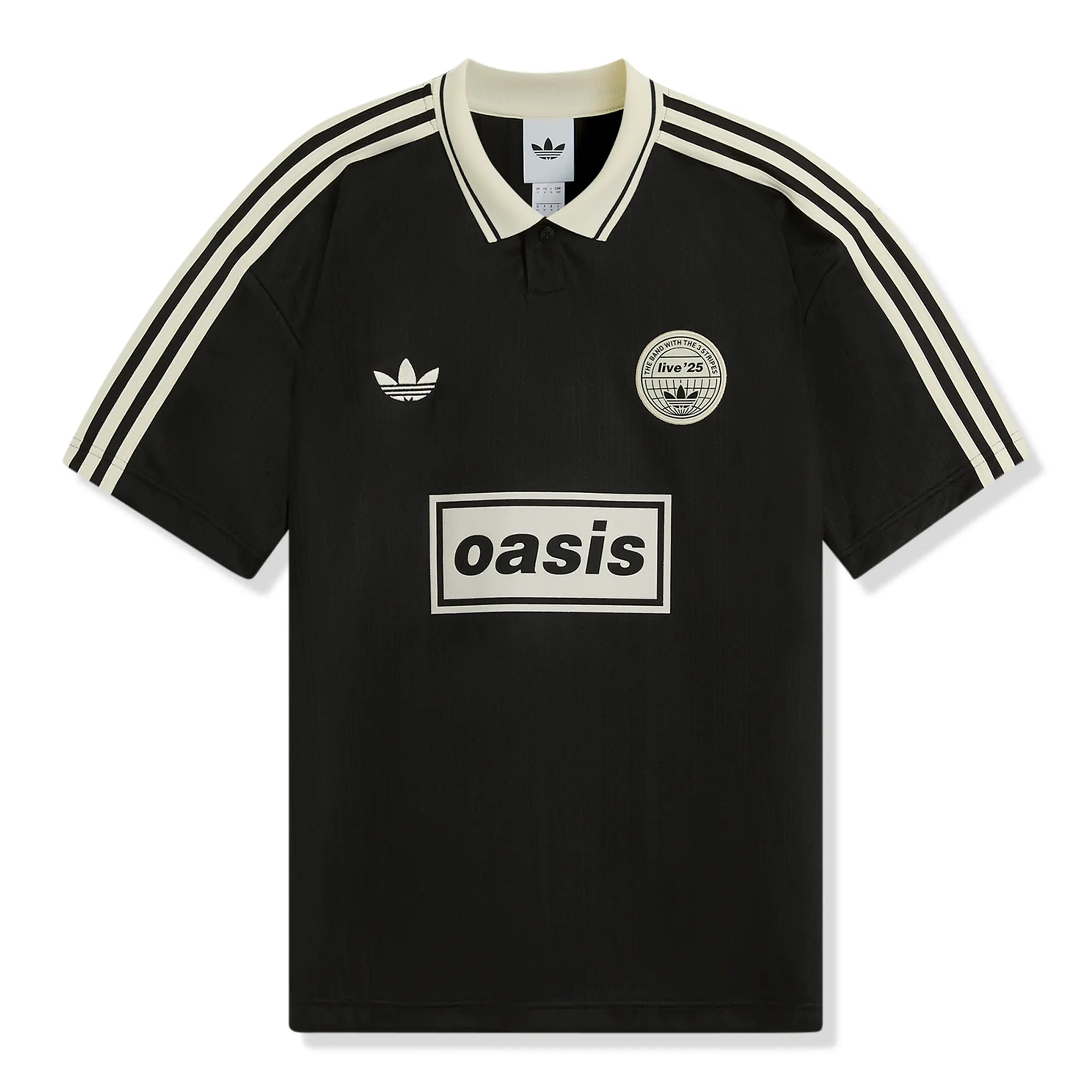 Adidas x Oasis Tour Jacquard Black Jersey