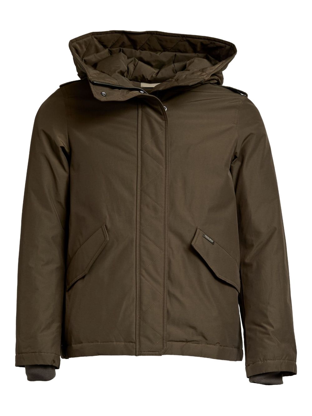 Woolrich Hooded blouson jacket – 60% COTTON 40% POLYAMIDE
