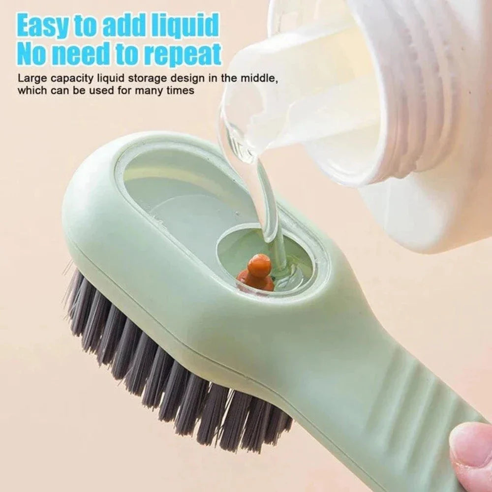 Fab Alchemy Multifunctional Scrubbing Brush With Soap Dispenser (Pack of 2) - view 4