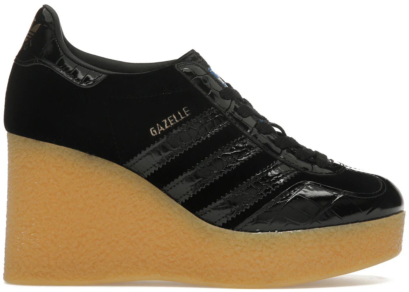 Adidas Gazelle Adidas X Gucci Gazelle Wedge Black Croc (Women'S)