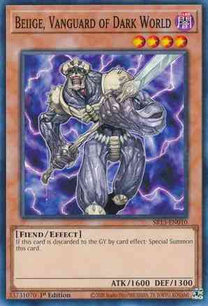 Yu-Gi-Oh! Beiige, Vanguard of Dark World - SR13-EN010 - Common - 1st Edition