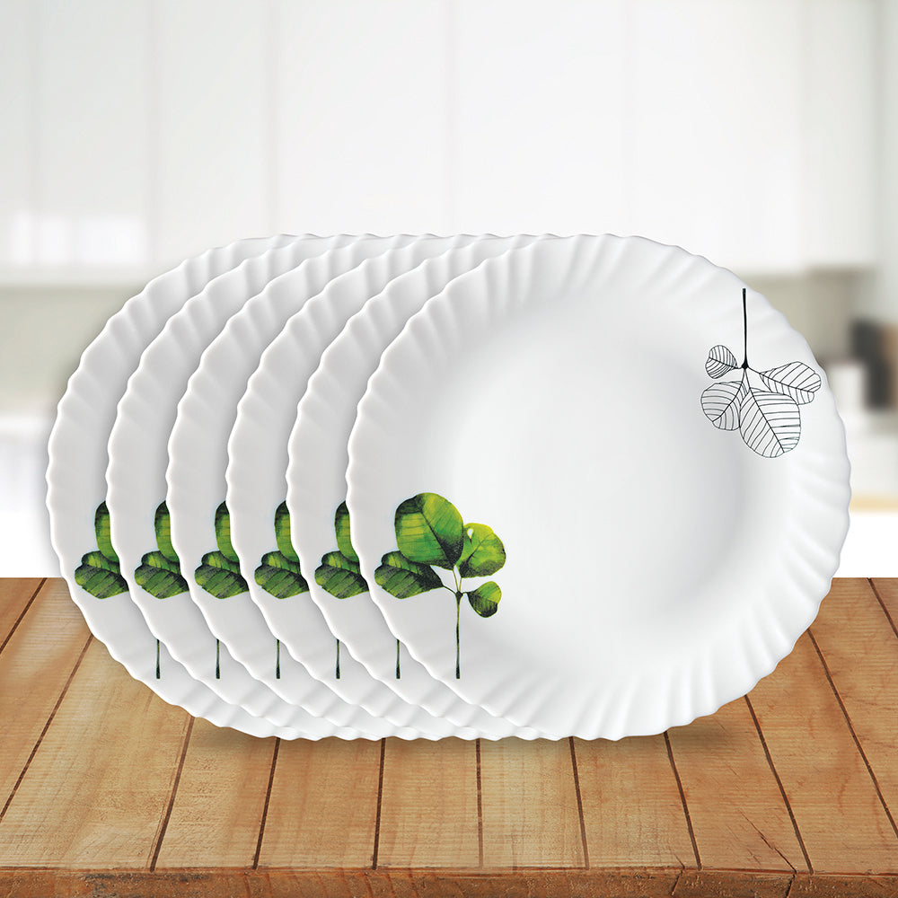 My Borosil Larah by Borosil Oval Full Plate Set