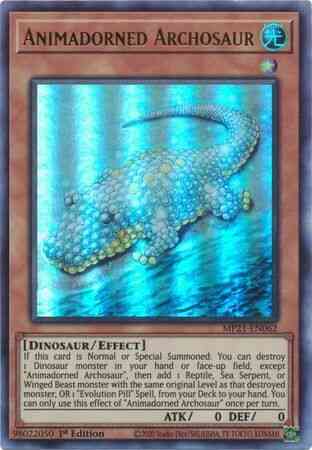 Yu-Gi-Oh! Animadorned Archosaur - MP21-EN062 - Ultra Rare - 1st Edition