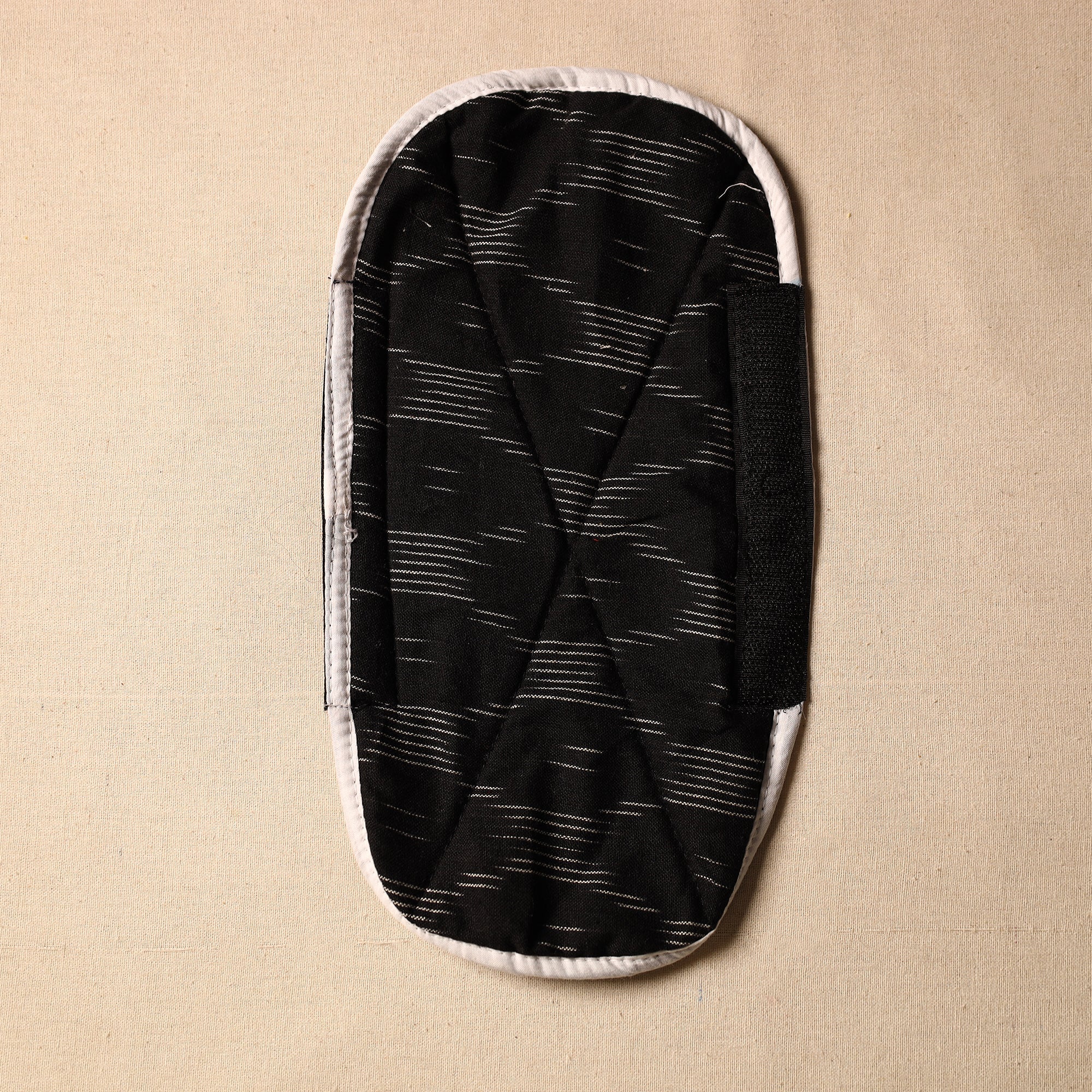 JALPARI Black - Handmade Cotton Fridge Handle Cover 04 - view 2