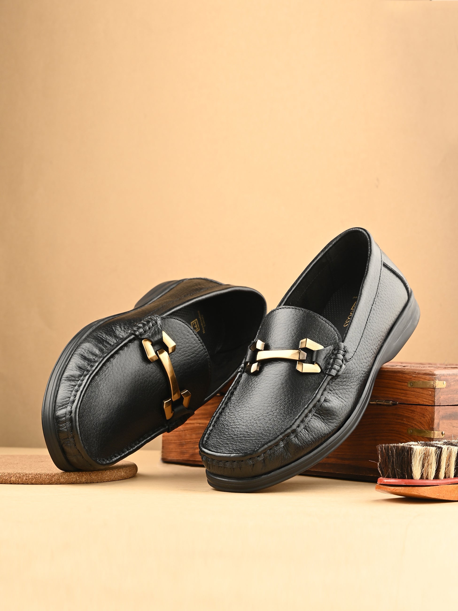 Egoss Shoes Nova Buckled Loafers by Aspeerio - view 2