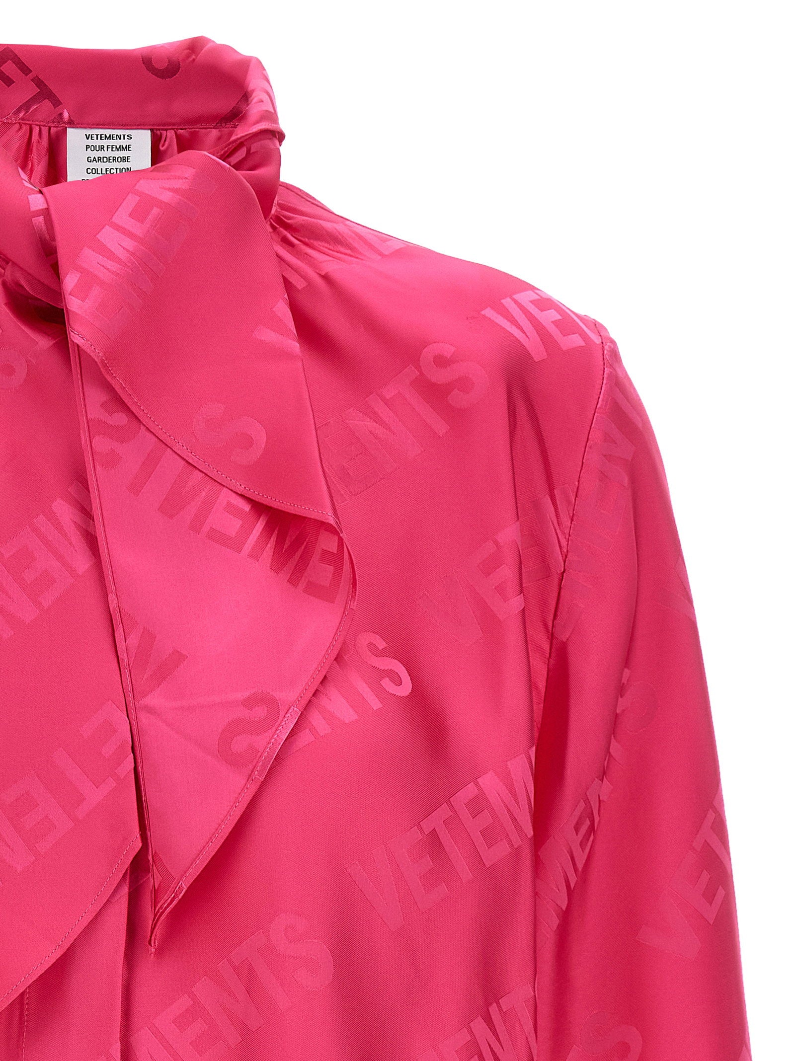 Vetements Monogram Blouse – 100% viscose - view 3