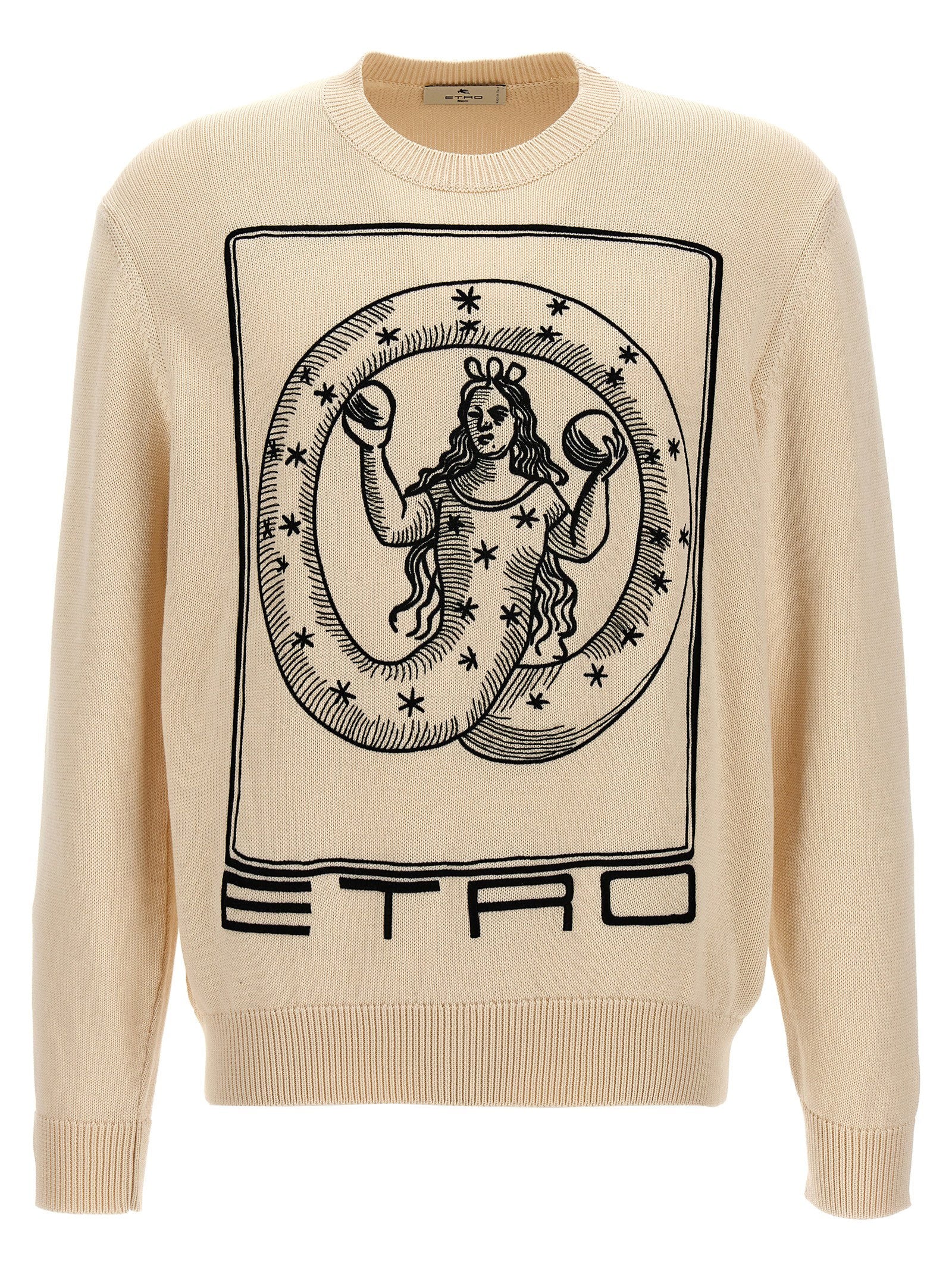 Etro Logo Embroidery Sweater – 100% cotton