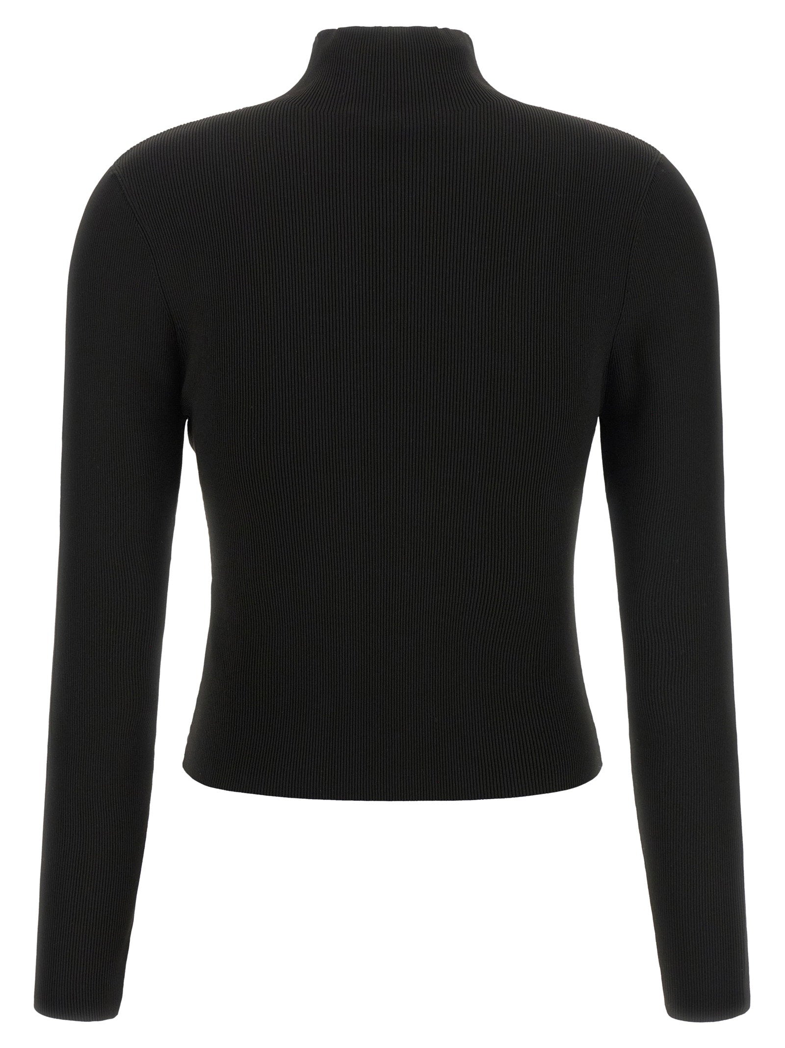 Alexander Wang Ribbed Sweater With Logo - view 2