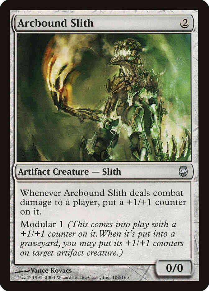 Arcbound slith 102 – Magic Arcbound Slith [102] [Darksteel] [Non-Foil]