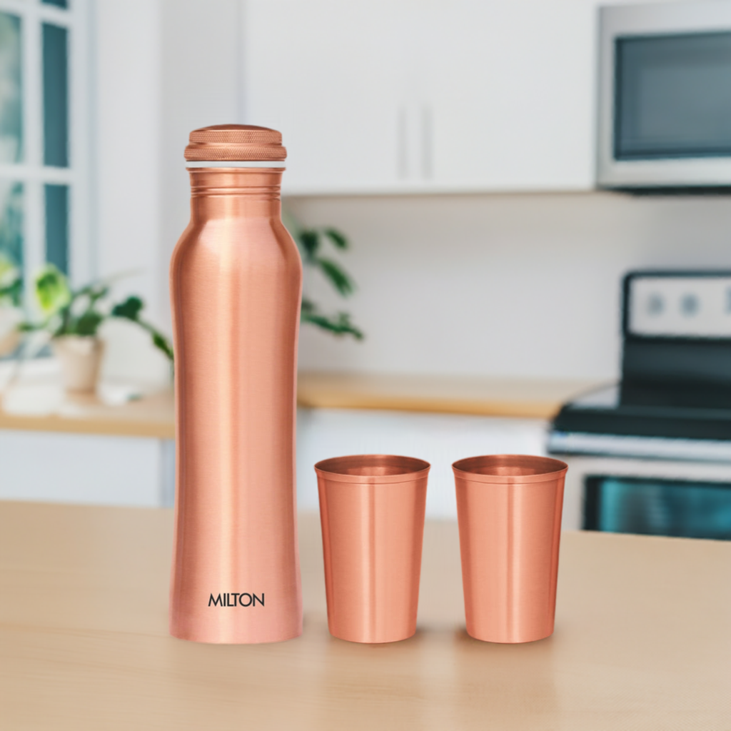 Milton Copperas Gift Set - 1 Bottle + 2 Tumbler | Set of 3 Pcs - view 2