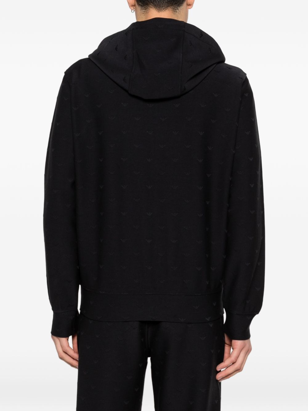 Emporio Armani Cotton blend hoodie - view 2